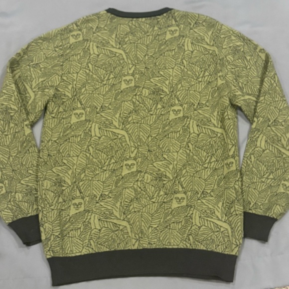 Ripndip Olive Leaf Pattern Crewneck Sweater - Picture 7 of 9